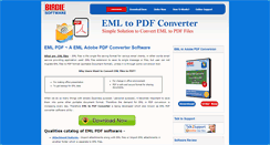 Desktop Screenshot of eml-pdf.emltopdf.com